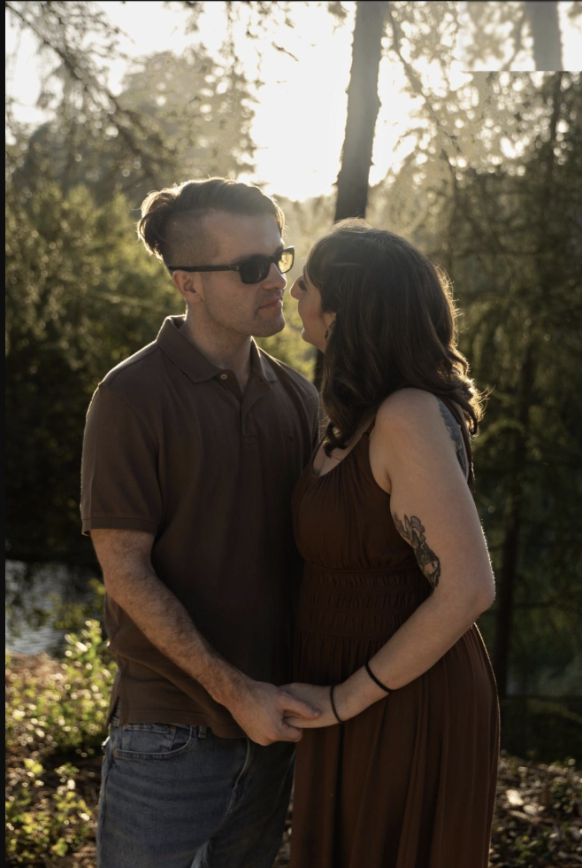 Molly and Jheryd at golden hour